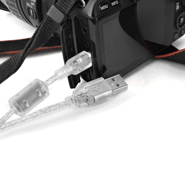 Greenconnect Кабель 3.0m USB 2.0, AM/mini 5P, прозрачный, 28/28 AWG, экран, армированный, морозостойкий, GCR-50795 Greenconnect Greenconnect USB 2.0 Type-AM - miniUSB 3м