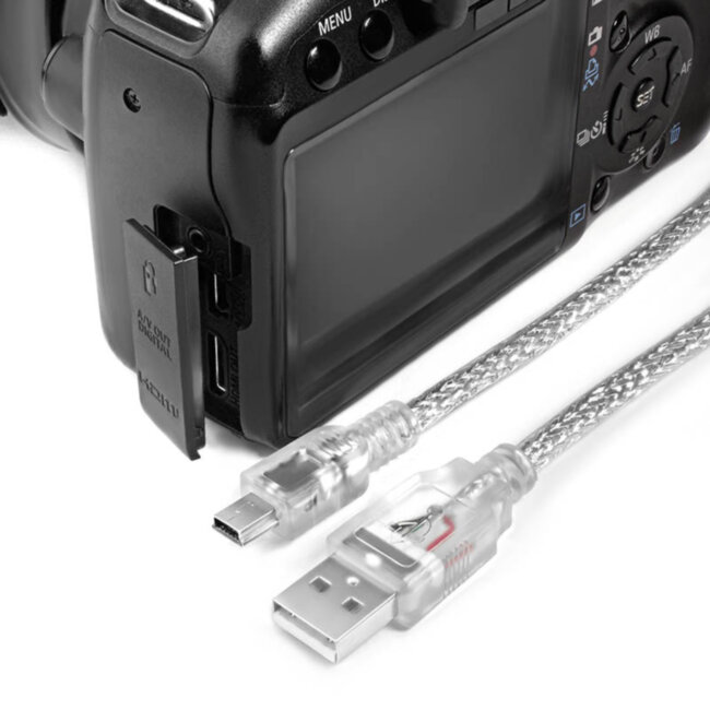 Greenconnect Кабель 3.0m USB 2.0, AM/mini 5P, прозрачный, 28/28 AWG, экран, армированный, морозостойкий, GCR-50795 Greenconnect Greenconnect USB 2.0 Type-AM - miniUSB 3м