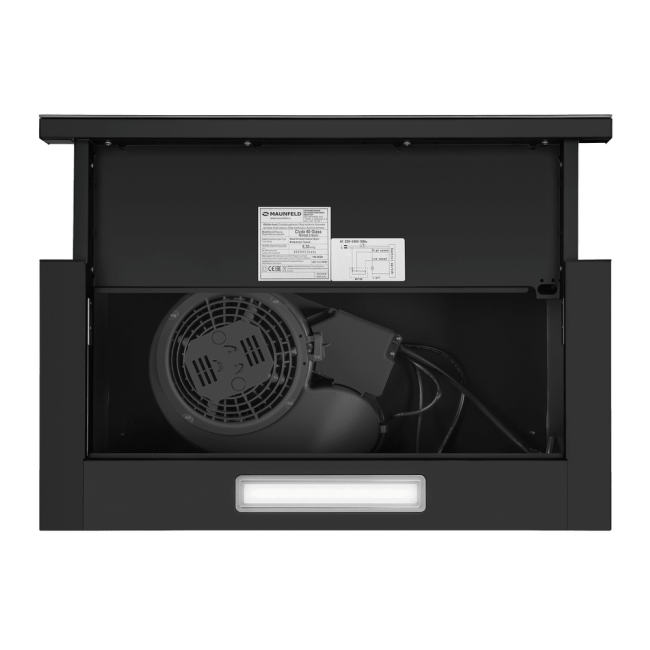 Встраиваемая вытяжка MAUNFELD MAUNFELD Clyde 60 Glass Black