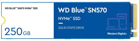 Твердотельный накопитель WD Blue SN570 WDS250G3B0C Твердотельный накопитель WD Blue SN570 WDS250G3B0C