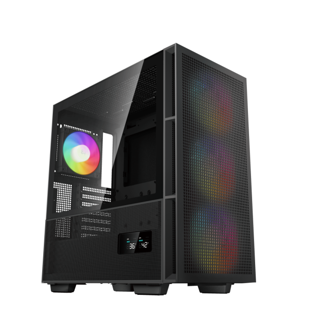 Корпус ПК без блока питания Deepcool Case CH560 Digital Black