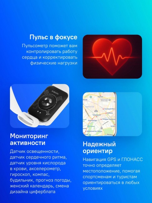 Фитнес-трекер Xiaomi BHR8715GL Фитнес-трекер Xiaomi BHR8715GL