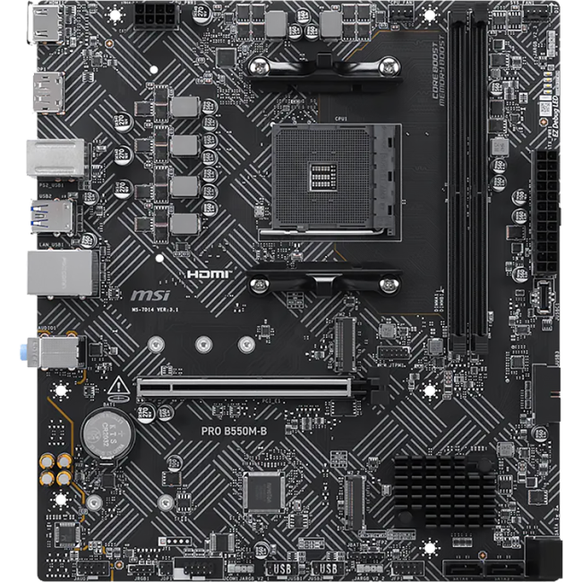 Материнская плата MSI PRO B550M-B Материнская плата MSI PRO B550M-B
