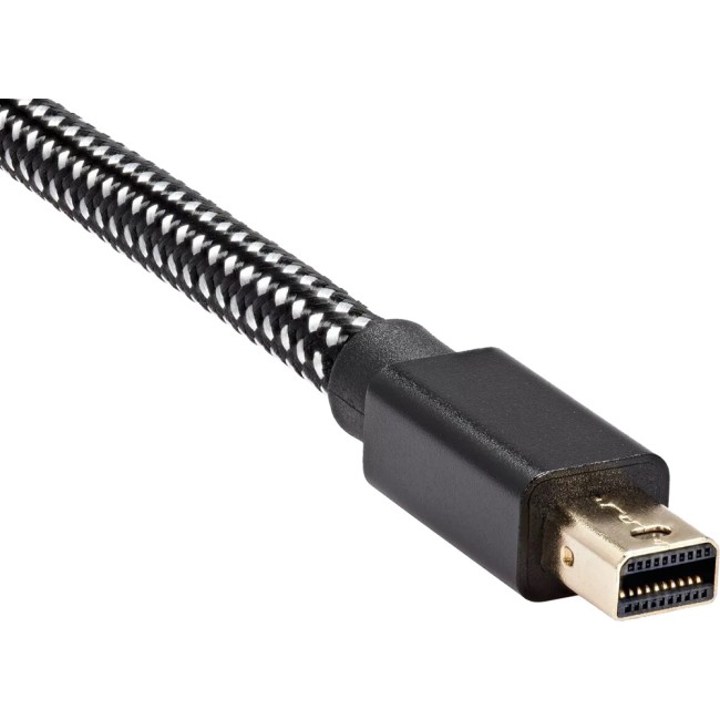 Адаптер miniDP-M --> HDMI-F 4K@120Hz, 8K@30Hz, оплетка, 0.15м Telecom (TA663) VCOM TA663