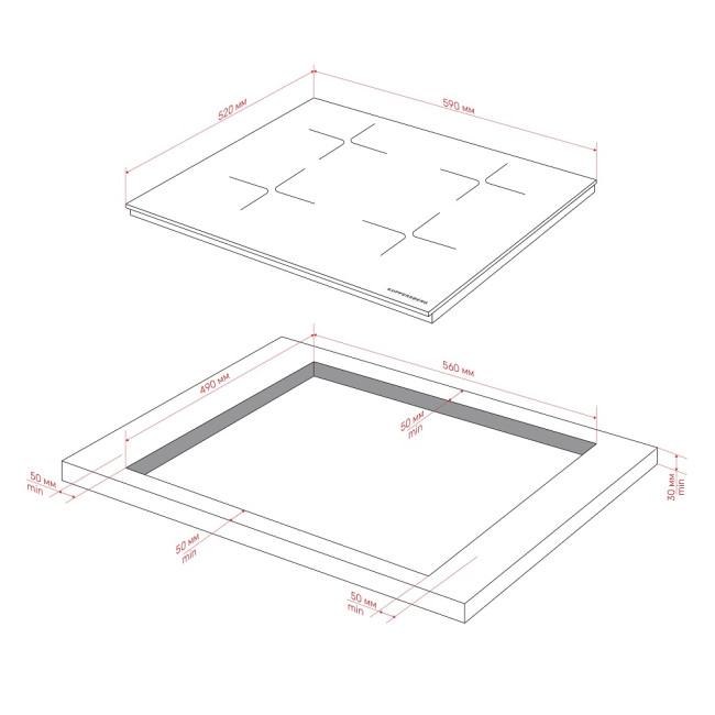 Варочная поверхность Kuppersberg Kuppersberg ICI 608 Варочная поверхность Kuppersberg Kuppersberg ICI 608