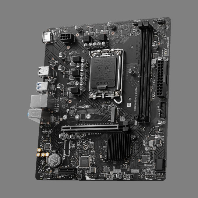 Материнская плата MSI PRO H610M-S DDR4 Материнская плата MSI PRO H610M-S DDR4