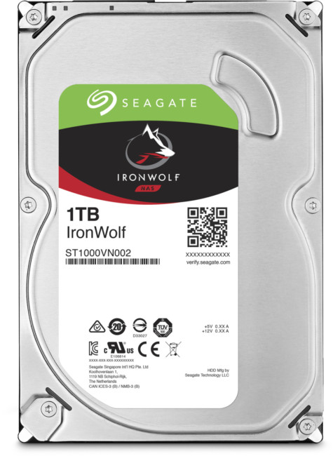 Жесткий диск Seagate IronWolf NAS ST1000VN002