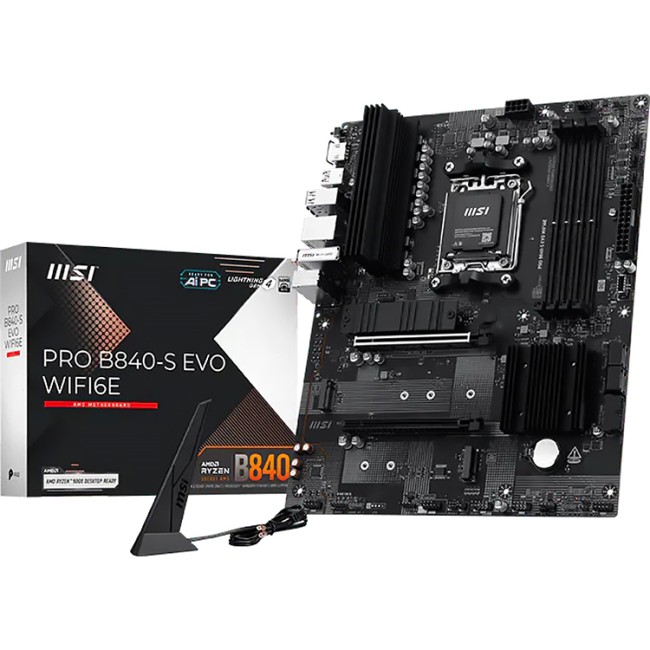 Материнская плата MSI PRO B840-S EVO WIFI6E Материнская плата MSI PRO B840-S EVO WIFI6E