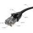 GCR Патч-корд прямой 5.0m UTP кат.6, черный, 24 AWG, ethernet high speed, RJ45, T568B, GCR-52534 Greenconnect RJ45(m) - RJ45(m) Cat. 6 U/UTP PVC 5м