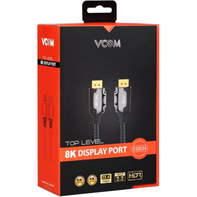 Кабель соединительный DISPLAY PORT v1.4, 8K@60Hz, 3m VCOM <CG634-3M> VCOM CG634-3M