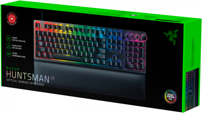 Игровая клавиатура Razer Huntsman V2 (Red Switch) - Russian Layout Gaming Keyboard Razer Huntsman V2 (Red Switch)