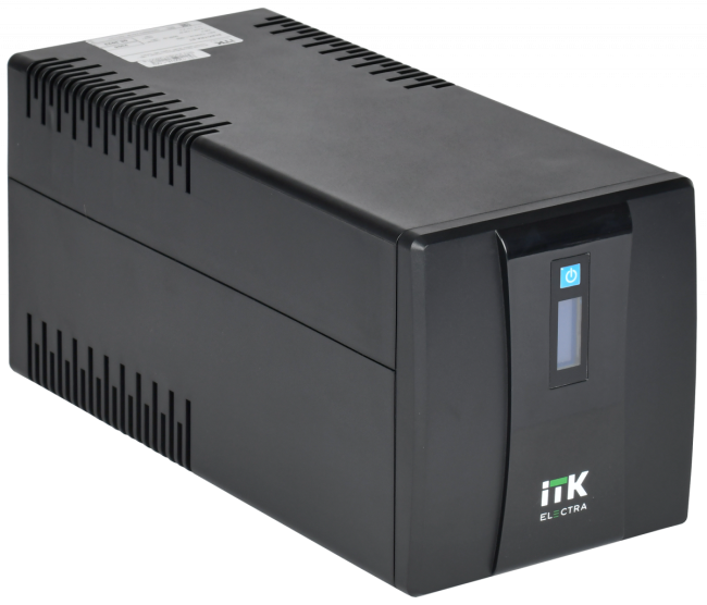ITK ELECTRA ET ИБП 1,5кВА/900Вт с АКБ 2х9AH USB ITK ELECTRA EET-1500VA-1-002