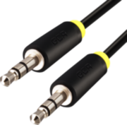 Greenconnect Кабель аудио 2.0m jack 3,5mm/jack 3,5mm черный, желтая окантовка, ультрагибкий, 28 AWG, M/M, Premium GCR-AVC1114-2.0m, экран, стерео Greenconnect 2.0м jack 3,5mm/jack 3,5mm черный, желтая окантовка, ультрагибкий, 28 AWG, M/M, Premium, экран, 