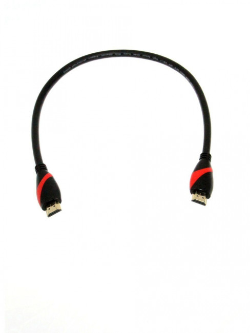 Кабель HDMI 19M/M ver. 2.0 black red, 0.5m VCOM <CG525-R-0.5> VCOM HDMI (m) - HDMI (m) 0.5м