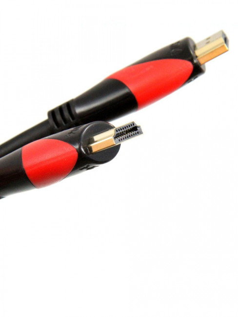 Кабель HDMI 19M/M ver. 2.0 black red, 0.5m VCOM <CG525-R-0.5> VCOM HDMI (m) - HDMI (m) 0.5м