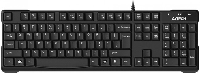 Клавиатура A4Tech KR-750 BLACK Клавиатура A4Tech KR-750 BLACK