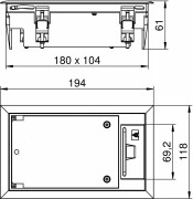 GES2 U 7011, Лючок GES2U (универсальный) 3xModul45 (полиамид,серый), кратность поставки 1 шт. Лючок GES2U (универсальный) 3xModul45 (полиамид,серый) GES2 U 7011, Лючок GES2U (универсальный) 3xModul45 (полиамид,серый), кратность поставки 1 шт. Лючок GES2U (универсальный) 3xModul45 (полиамид,серый)