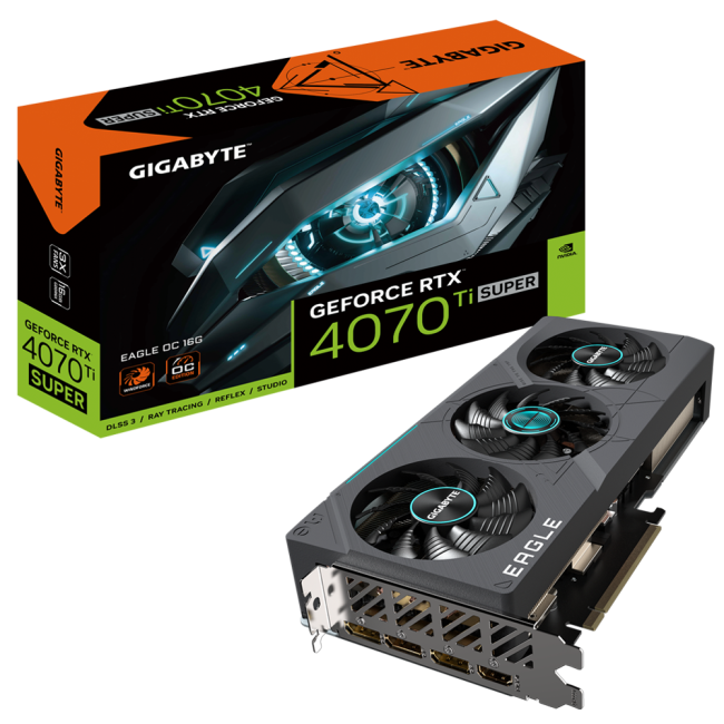 Видеокарта GIGABYTE GV-N407TSEAGLE OC-16GD Видеокарта GIGABYTE GV-N407TSEAGLE OC-16GD
