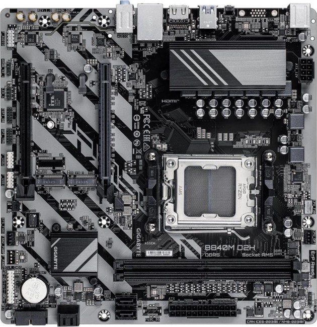 Материнская плата Gigabyte B840M D2H Материнская плата Gigabyte B840M D2H