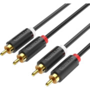 Кабель Vention аудио 2RCA M/2RCA M - 2м Чёрный Кабель Vention 2RCA(m)/2RCA(m) - 2 м (BCMBH) Кабель Vention аудио 2RCA M/2RCA M - 2м Чёрный Кабель Vention 2RCA(m)/2RCA(m) - 2 м (BCMBH)