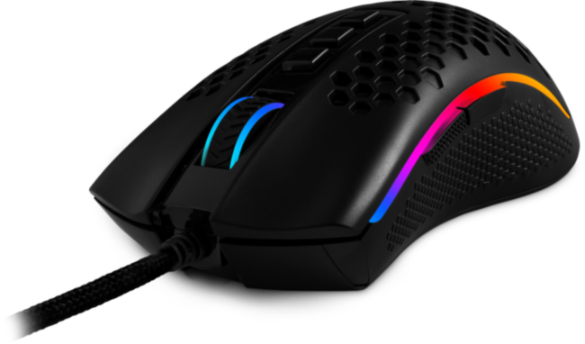 Redragon Проводная игровая мышь Storm Elite RGB,16000dpi, легкая Defender 77853