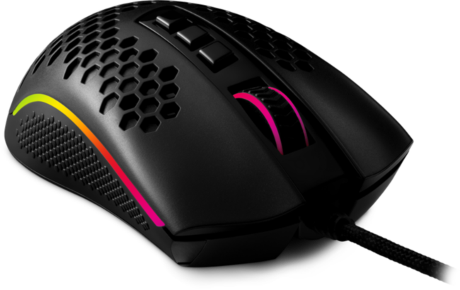 Redragon Проводная игровая мышь Storm Elite RGB,16000dpi, легкая Defender 77853