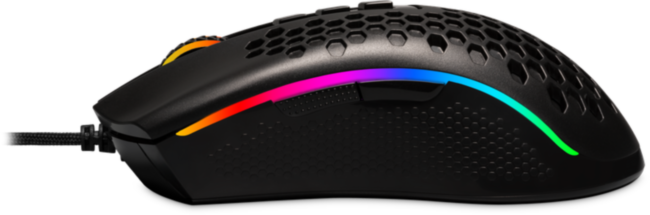 Redragon Проводная игровая мышь Storm Elite RGB,16000dpi, легкая Defender 77853