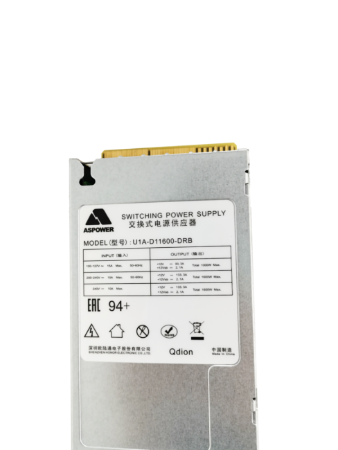 Блок питания серверный Qdion Model U1A-D11600-DRB/C14