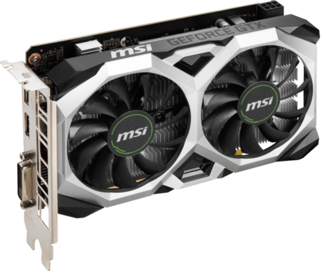 Видеокарта MSI GeForce GTX 1650 D6 VENTUS XS V1 Видеокарта MSI GeForce GTX 1650 D6 VENTUS XS V1