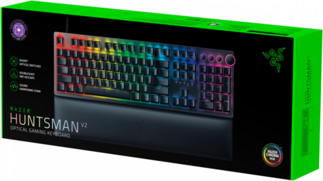 Игровая клавиатура Razer Huntsman V2 (Purple Switch) - Russian Layout Gaming Keyboard Razer Huntsman V2 (Purple Switch) Игровая клавиатура Razer Huntsman V2 (Purple Switch) - Russian Layout Gaming Keyboard Razer Huntsman V2 (Purple Switch)