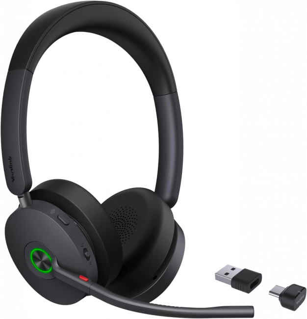 Гарнитура беспроводная Yealink BH74 with Stand UC USB-C/A [1208684]