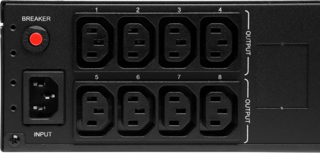 Линейно-интерактивный ИБП, конвертируемый форм-фактор, с разъемами C13, мощностью 3000 Ва Ippon 1976002