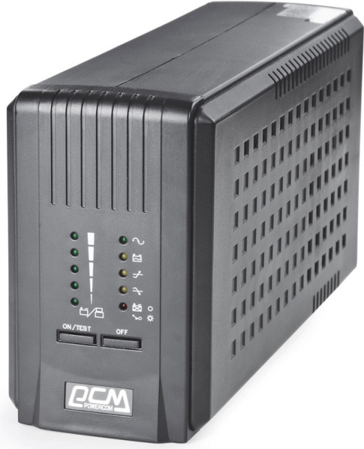 Источник бесперебойного питания Powercom Smart King Pro+ SPT-500 400Вт 500ВА черный PowerCom Smart King Pro+ SPT-500-II