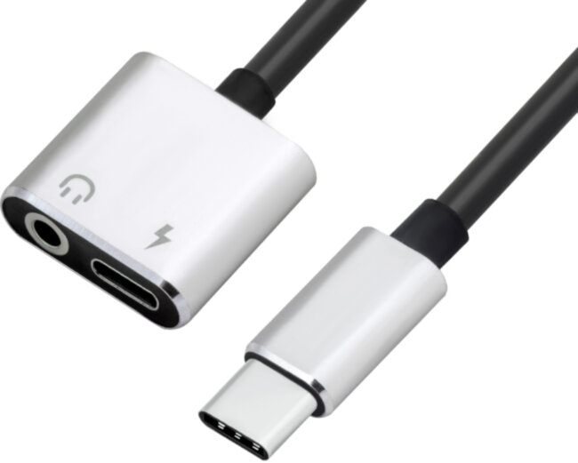 Greenconnect Адаптер переходник-гибкий USB 2.0 Type C/ AUDIO, CM/CF+jack 3,5mm F Greenconnect USB 2.0 Type C/ AUDIO, CM/CF+jack 3,5mm F