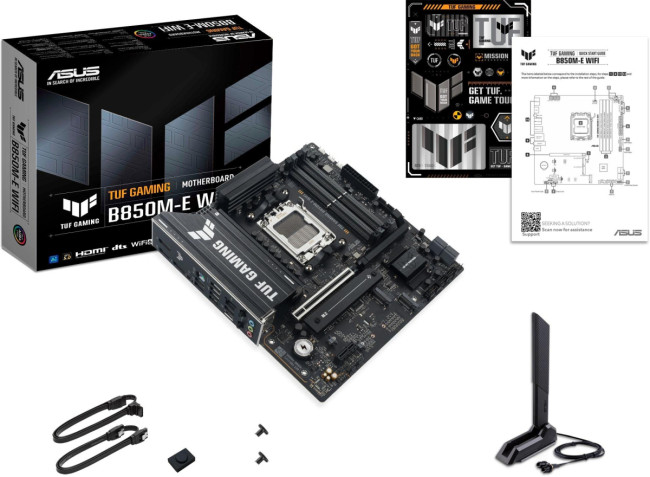 Материнская плата ASUS TUF GAMING B850M-E WIFI Материнская плата ASUS TUF GAMING B850M-E WIFI