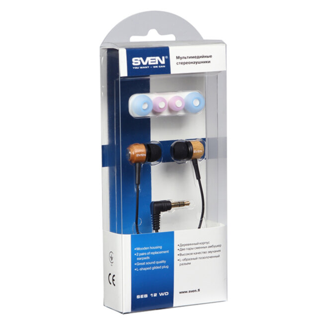 Наушники вкладыши SVEN SEB 12 WD Sven SEB 12 WD