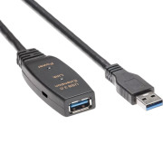 Кабель-адаптер USB3.0-repeater, удлинительный активный <Am-->Af> 10м iOpen (Aopen/Qust)<ACU827A-10M> VCOM ACU827A-10M