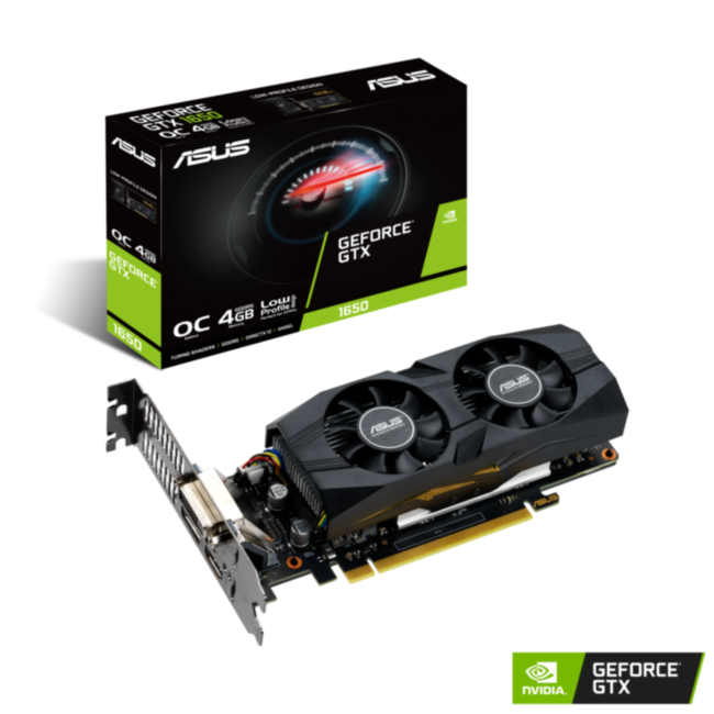 Видеокарта ASUS GTX1650-O4G-LP-BRK Видеокарта ASUS GTX1650-O4G-LP-BRK