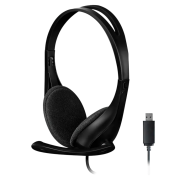 Наушники с микрофоном A4Tech HU-9 (BLACK) Наушники с микрофоном A4Tech HU-9 (BLACK)