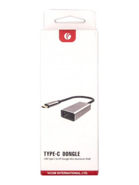 Aдаптер USB 3.1 Type-Cm --> DP(f) 4K@60Hz, Aluminum Shell, VCOM<CU422MB> VCOM USB 3.2 Type-C (m) - DisplayPort (f Aдаптер USB 3.1 Type-Cm --> DP(f) 4K@60Hz, Aluminum Shell, VCOM<CU422MB> VCOM USB 3.2 Type-C (m) - DisplayPort (f