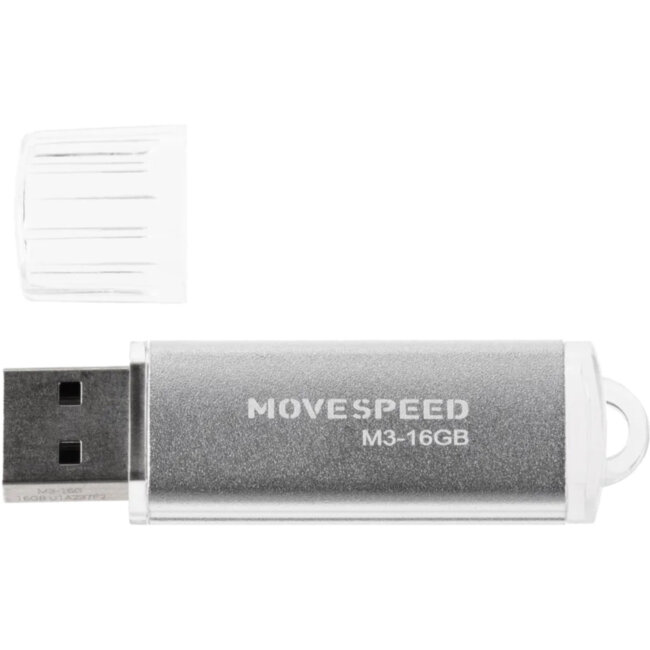 USB2.0 16GB Move Speed M3 серебро Move Speed M3-16G