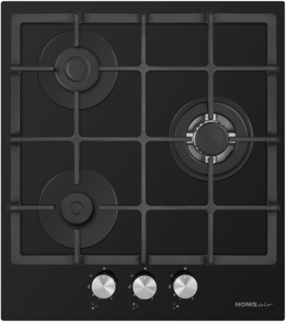 Встраиваемая газовая панель HOMSair HOMSAir HGG433TGCBK