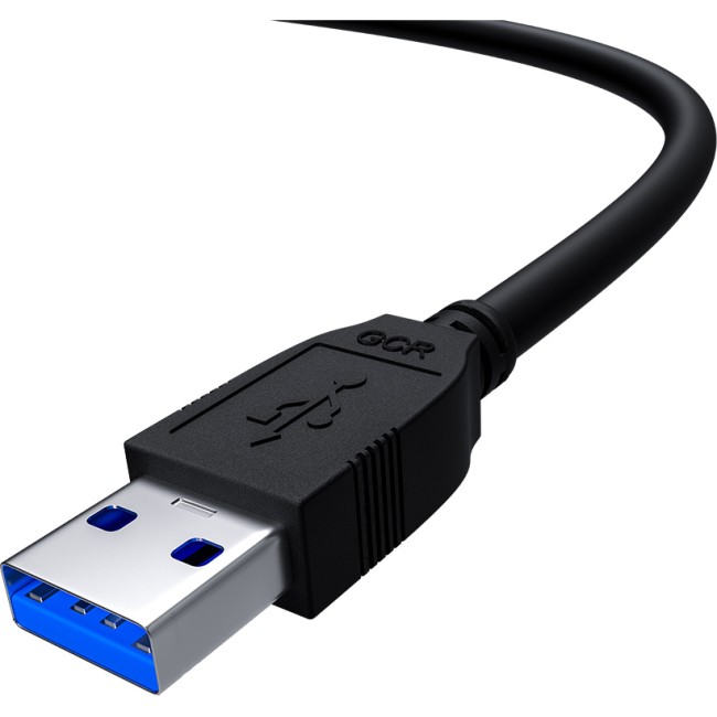 GCR Удлинитель 0.15m USB 3.0, AM/AF, черный, GCR-53093 Удлинитель Greenconnect 0.15 м (GCR-53093)
