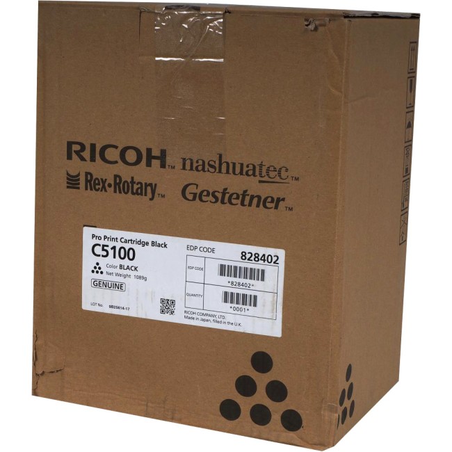 Тонер черный тип C5100 Ricoh 828402 Тонер черный тип C5100 Ricoh 828402