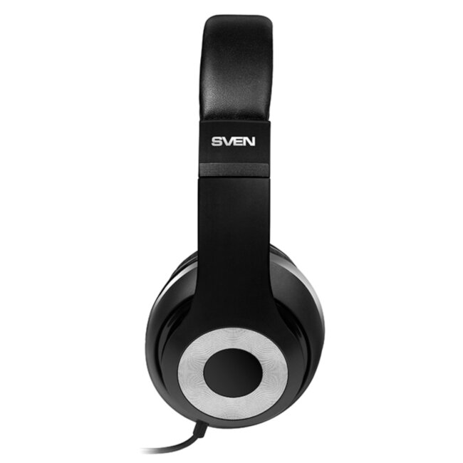 Мультимедийные стереонаушники с микрофоном SVEN AP-930M черный-серебро Sven AP-930M