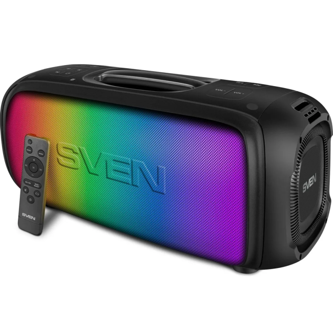 SVEN PS-860, черный, акустическая система 2.0, мощность 2x50 Вт (RMS), Bluetooth, FM, USB, microSD, встроенный аккумулятор Sven SV-022518 SVEN PS-860, черный, акустическая система 2.0, мощность 2x50 Вт (RMS), Bluetooth, FM, USB, microSD, встроенный аккумулятор Sven SV-022518