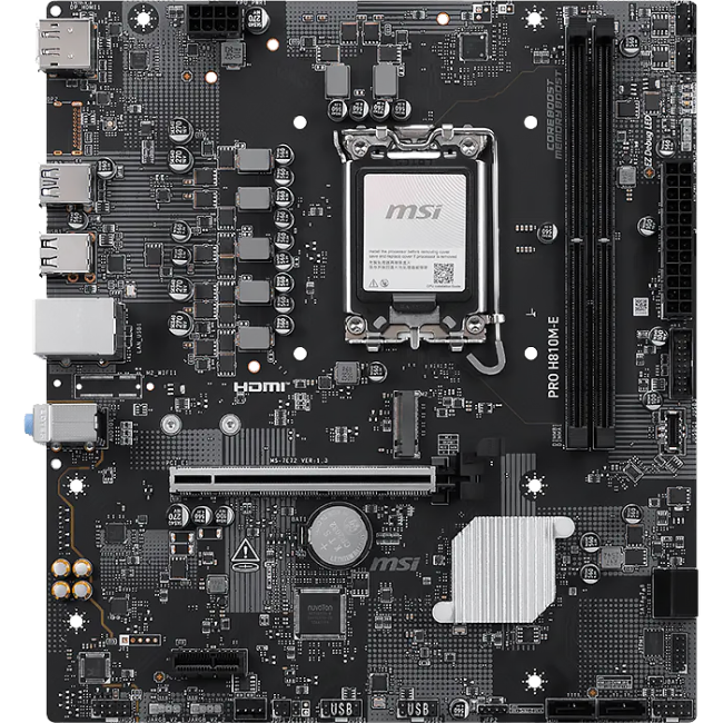 Материнская плата MSI PRO H810M-E Материнская плата MSI PRO H810M-E