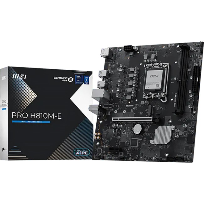 Материнская плата MSI PRO H810M-E Материнская плата MSI PRO H810M-E