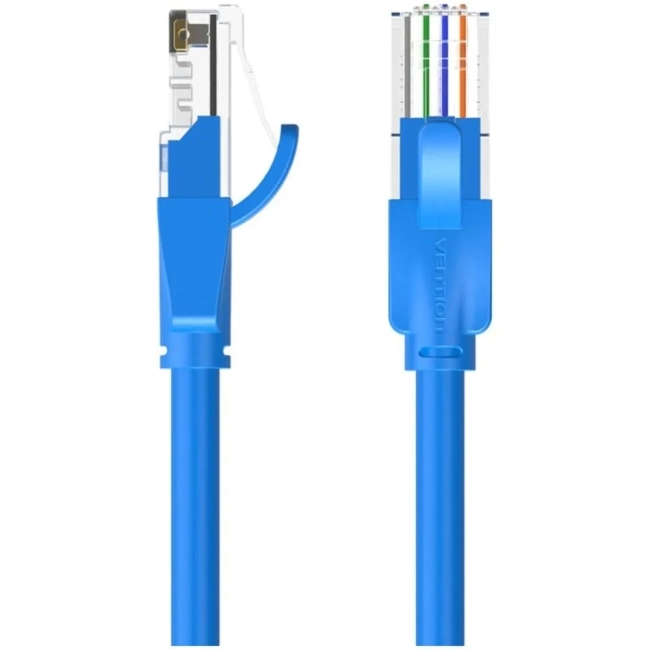 Патч-корд Vention прямой UTP cat.6, RJ45 - 5м. Синий Vention IBELJ