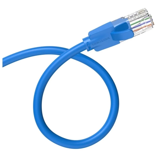 Патч-корд Vention прямой UTP cat.6, RJ45 - 5м. Синий Vention IBELJ